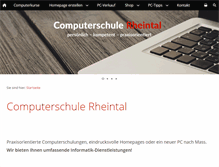 Tablet Screenshot of csrheintal.ch
